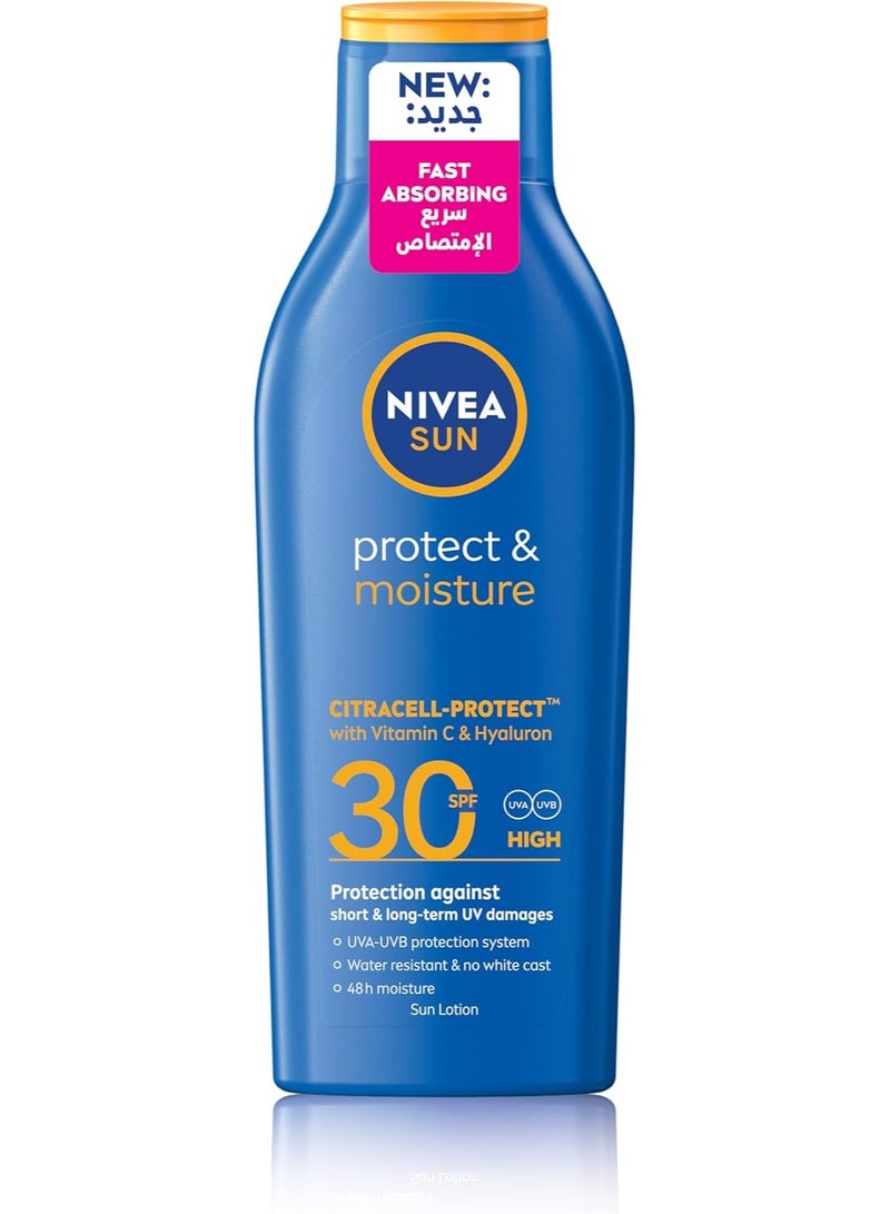Nivea Protect & Moisture SPF30 High(Product may Differ but Same as Content) 200 ML - Image 1